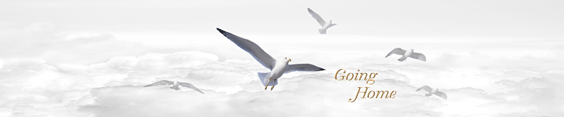 P FC 102 GD WT Going Home Gold White Clouds FULL COUCH PRINT